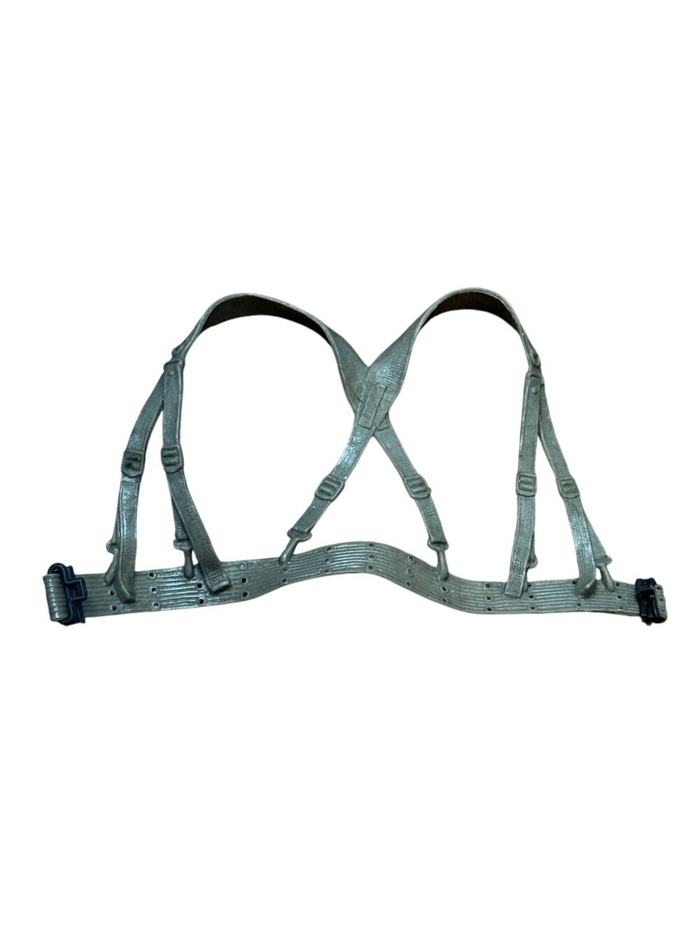G.I. Joe Harness Piece Military Belt Suspenders Straps Green 12" Action Figure